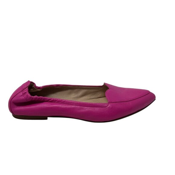 French Sole New York FS/NY hot pink leather Claudia Heart Ballet Flats size 8.5 - Picture 11 of 14